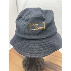 Bucket Hat Denim Easy Come Easy Go Boonie Visor Hunting Fishing Outdoor 6 3/4 54